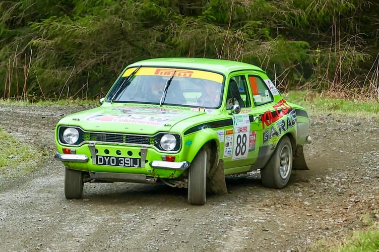 It was a family affair for Jeremy and Alex Harris in the Severn Valley Stages 