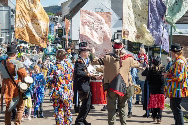 The Merry Monmouth community procession will head down Monmouth High Street from the St Marys Priory area at 11.30am on May 2