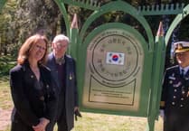 Memorial to Forest men who fought in Korea