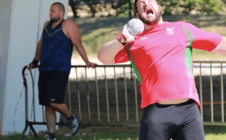 Gareth Winter targets national comeback in shot put