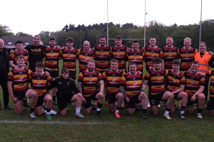 Cinderford Utd with the Combination Cup
