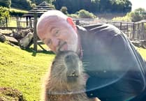 Bill Bailey and rock star Ricky visit Wye Valley wildlife sanctuary for TV show