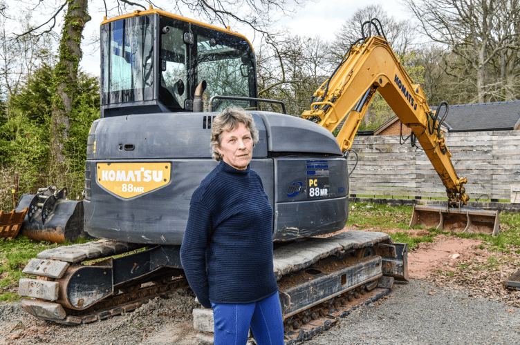 Jayne Coyle, and husband Antony, are still waiting for work to start on their dream home