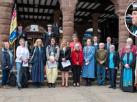 Ross marks 81st VE Day with symbolic flag raising