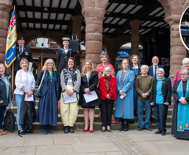Ross marks 81st VE Day with symbolic flag raising