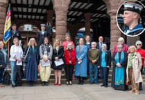 Ross marks 81st VE Day with symbolic flag raising
