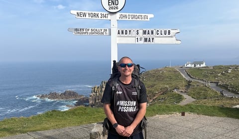 Man's 1,200-Mile Mental Health Walk