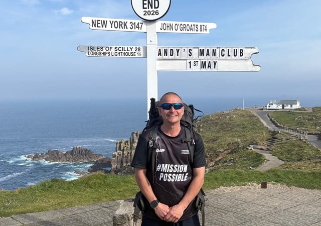 Man's 1,200-Mile Mental Health Walk