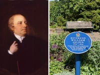 William Gilpin commemorated with blue plaque in Ross