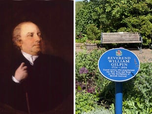 William Gilpin commemorated with blue plaque in Ross