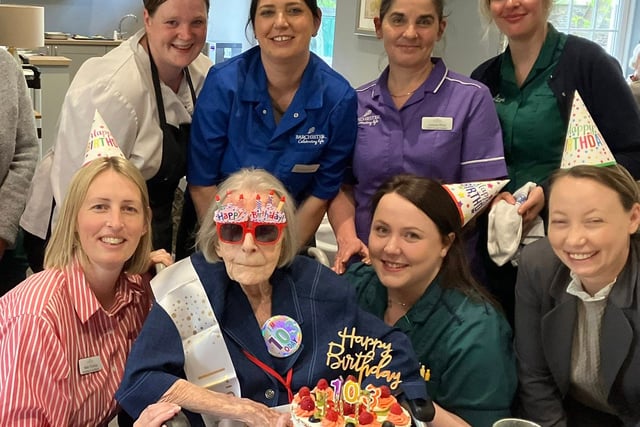 Wenks celebrates her remarkable 103rd birthday at Ross Court