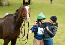 Riders and horses take part in race fit for a King
