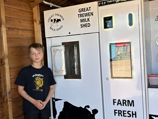 Great Trewen Milk Shed arrives in Ross 