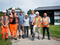 Contractors transform local community farm with volunteering efforts