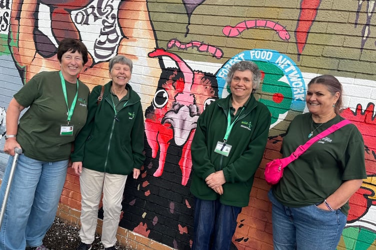 Volunteers from the Forest Foodbank.