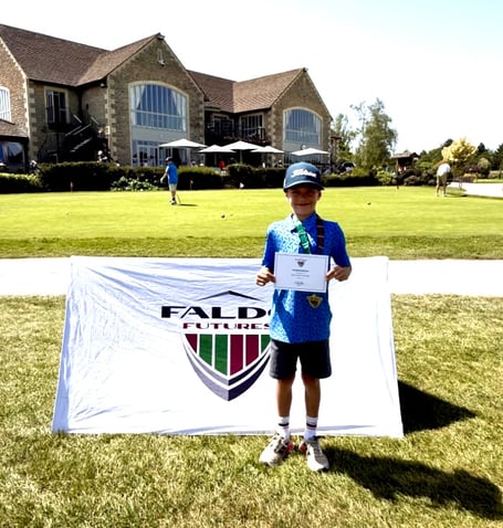 Walter Hall is through to the final of the Faldo Futures