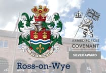 Ross Town Council wins Silver Award for armed forces support