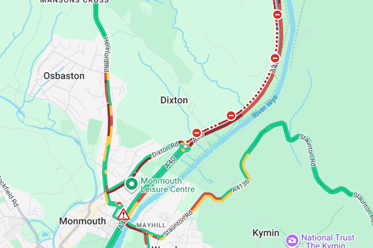 traffic monmouth