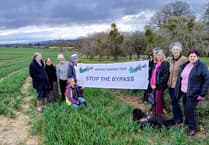 Granny protests over proposed bypass crossing her garden