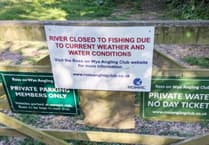 Fishing ban on River Wye