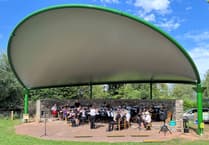 Scarr Bandstand’s new canopy is officially ‘opened’!