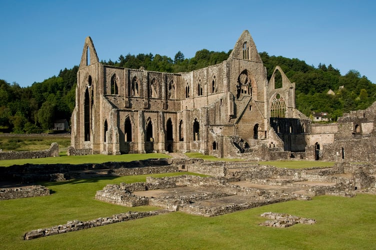Tintern Abbey has been named among Britain’s most impressive historic monastic ruins in a new travel feature celebrating the country’s medieval landmarks.