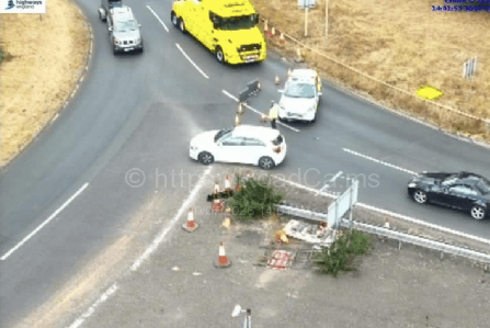 Fuel spill closes stretch of M50 near Ross-on-Wye