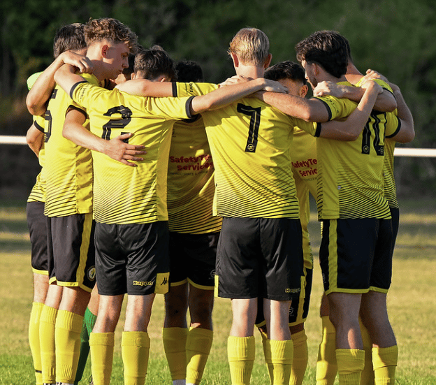 Newent Town narrowly missed out again. File photo: Helen Warwick