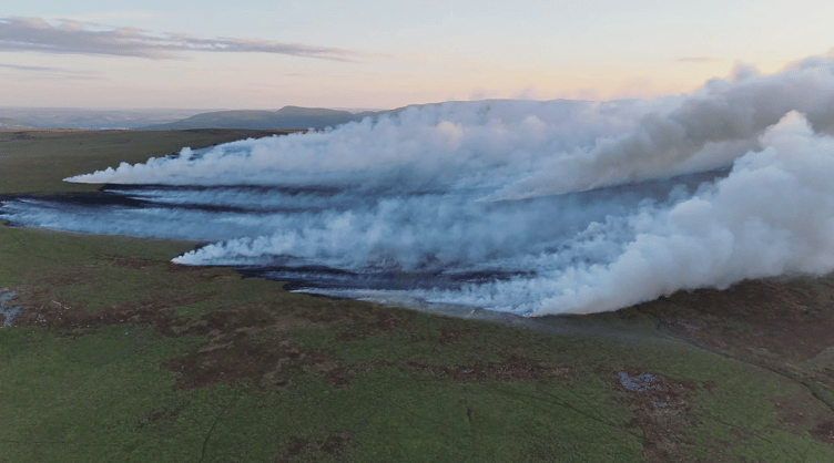 moorland fire