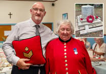 Storm Daragh damaged Chelsea Pensioners’ memorial