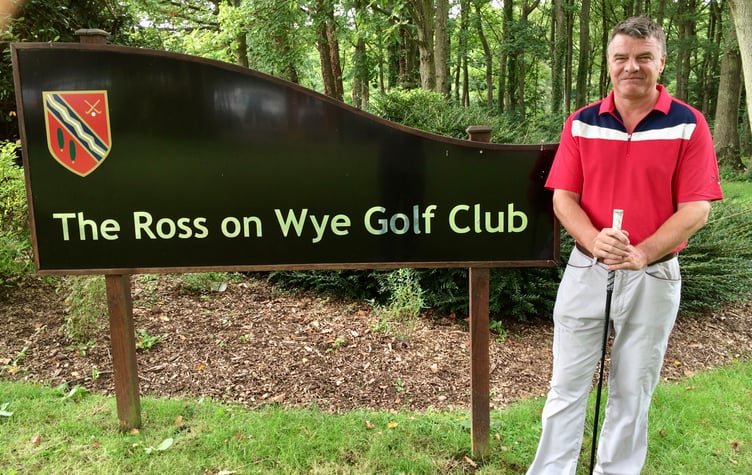 Steve Wallbank took the Ross Golf Club seniors title for the second year running