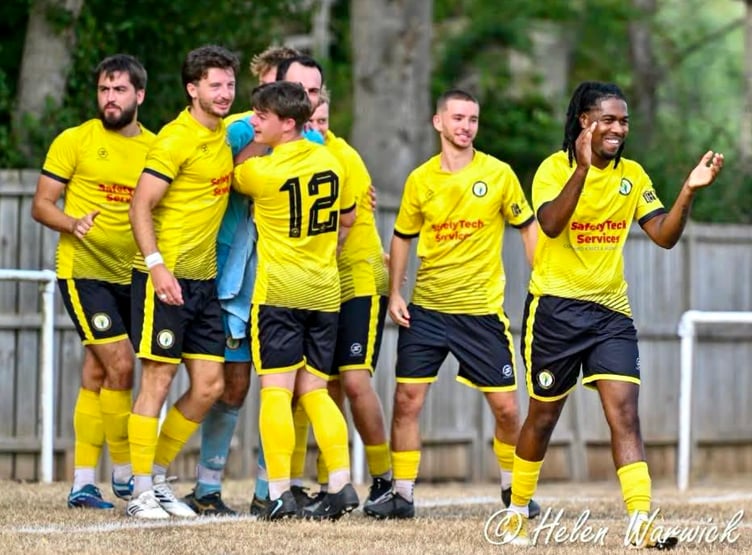 Newent Town were celebrating another win on Saturday