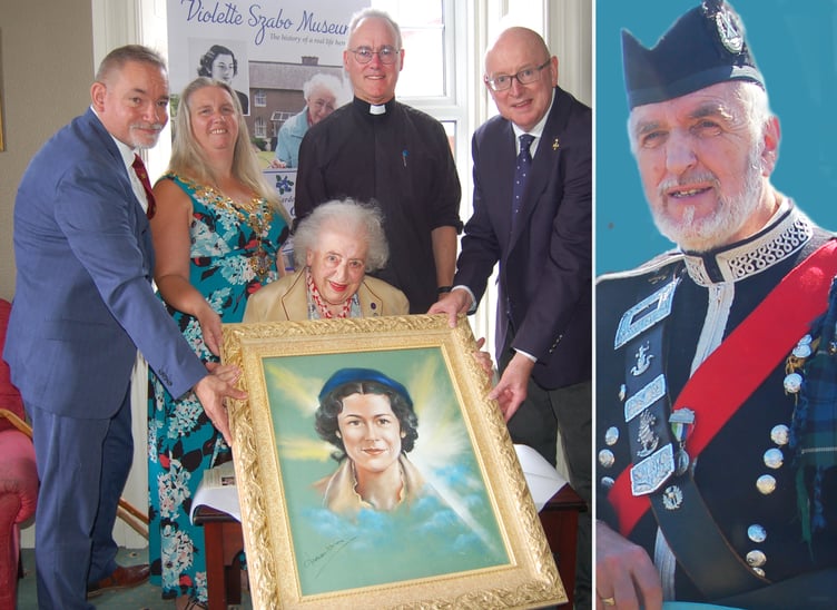 New painting of Violette Szabó unveiled.