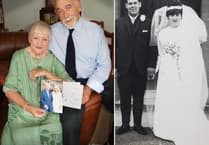 Local couple celebrates 60 years with royal anniversary card