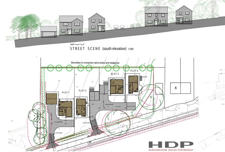 New homes planned for the village of St Weonards.