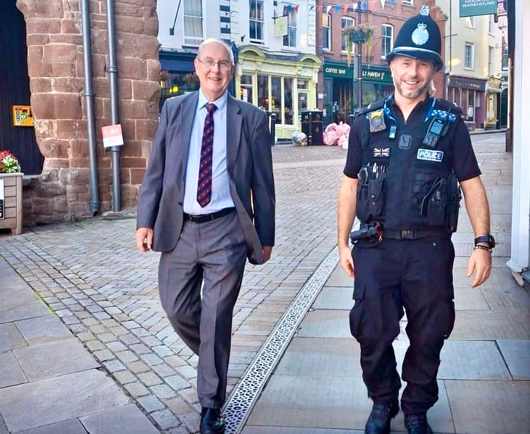 West Mercia Assistant PCC touring Ross