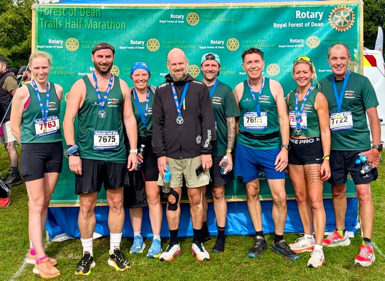 MonRoss Trailblazers were among an 840-strong field to take on the Forest of Dean Autumn Half Marathon