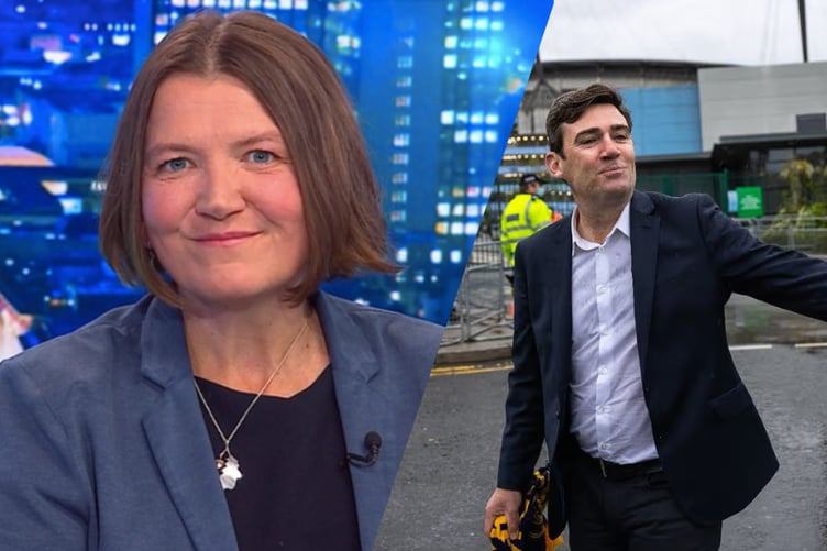North Herefordshire MP Ellie Chowns appeared on BBC Newsnight, where she accused Prime Minister Andy Burnham of “putting his foot in it” over his intervention in the Manchester City financial rules case.