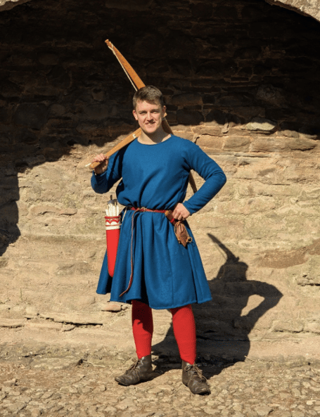 Ross-on-Wye crossbow maker Matthew Hotston, who has been commissioned to produce two 11th-century crossbows for the new Bayeux Tapestry Museum in Normandy.