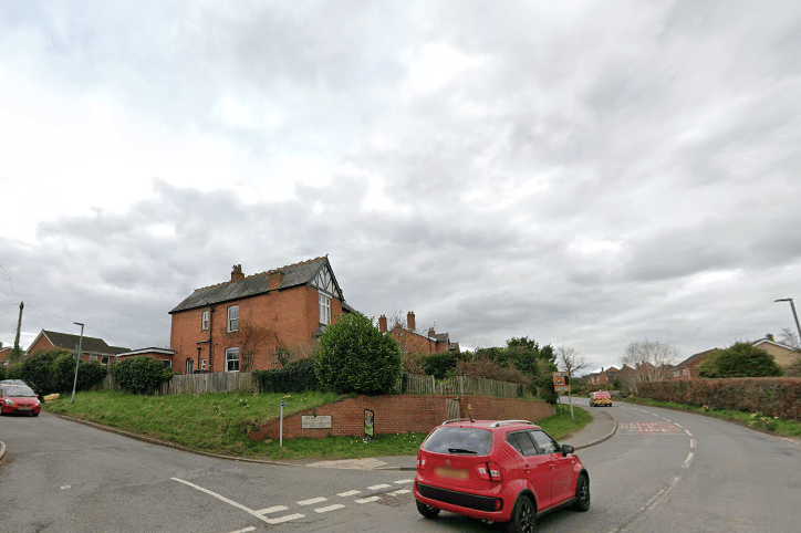 The junction of Glebe Close and Ross Road in Newent, where part of the B4221 will close for National Grid works later this month.