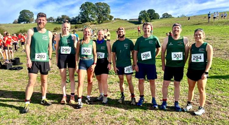 MonRoss Trailblazers headed to Abbey Dore for the first Hereford & Borders Winter X-Country race