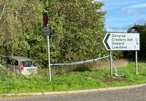 Sharp A40 junction sees another accident
