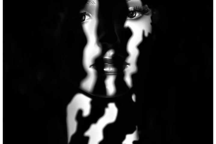 Tanya Carrington’s image of fragments of Identity is the runner up in the mono section.
