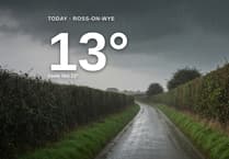 Heavy rain for Ross-on-Wye today - here's your Monday forecast