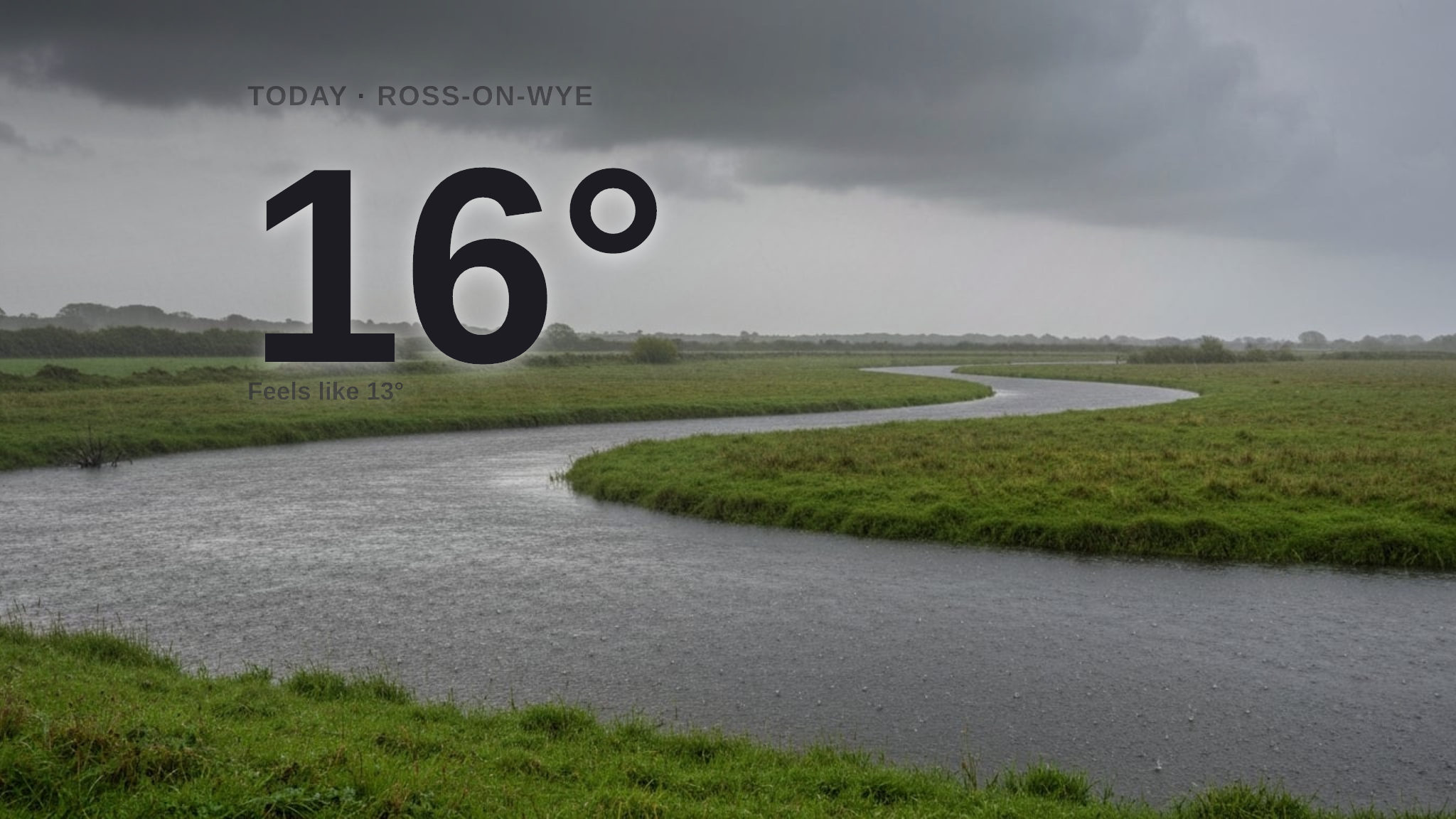 Heavy rain on the way for Ross-on-Wye - here's your Saturday forecast