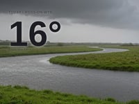 Ross-on-Wye: heavy rain day, high of 14°C