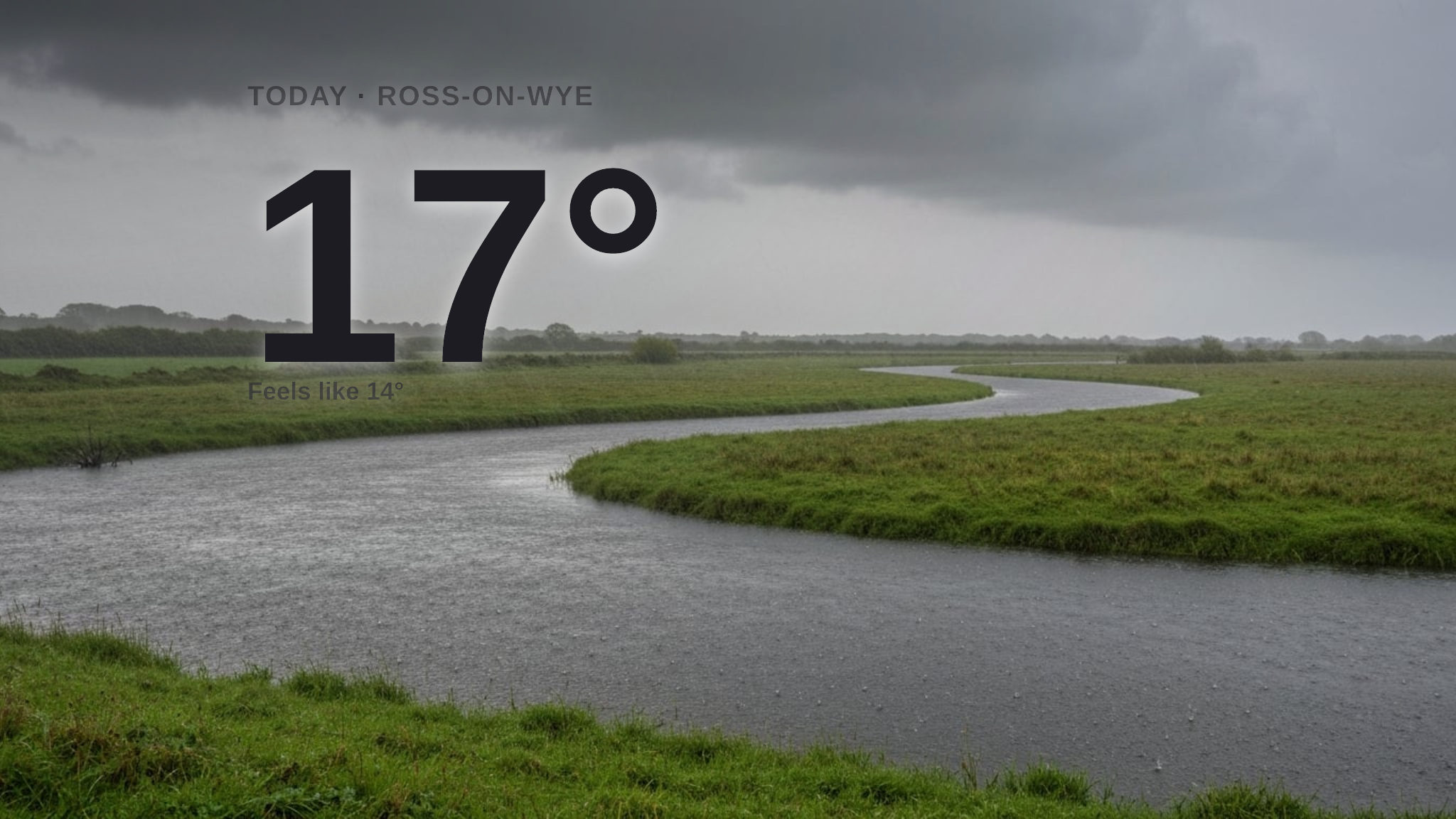 Heavy rain showers for Ross-on-Wye today - here's your Monday forecast