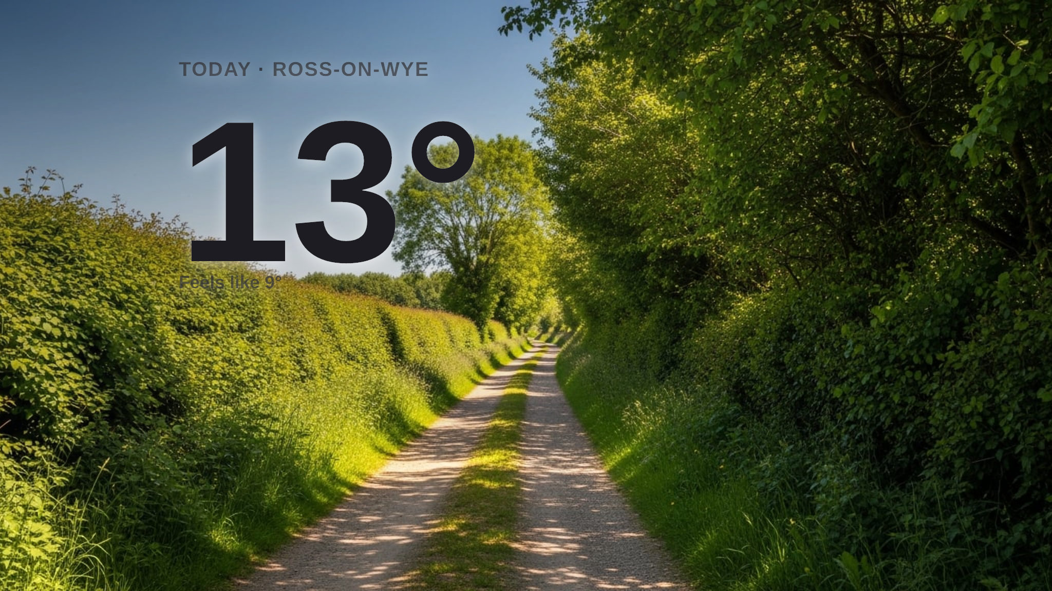 Sunshine and warmth for Ross-on-Wye today - here's what to expect