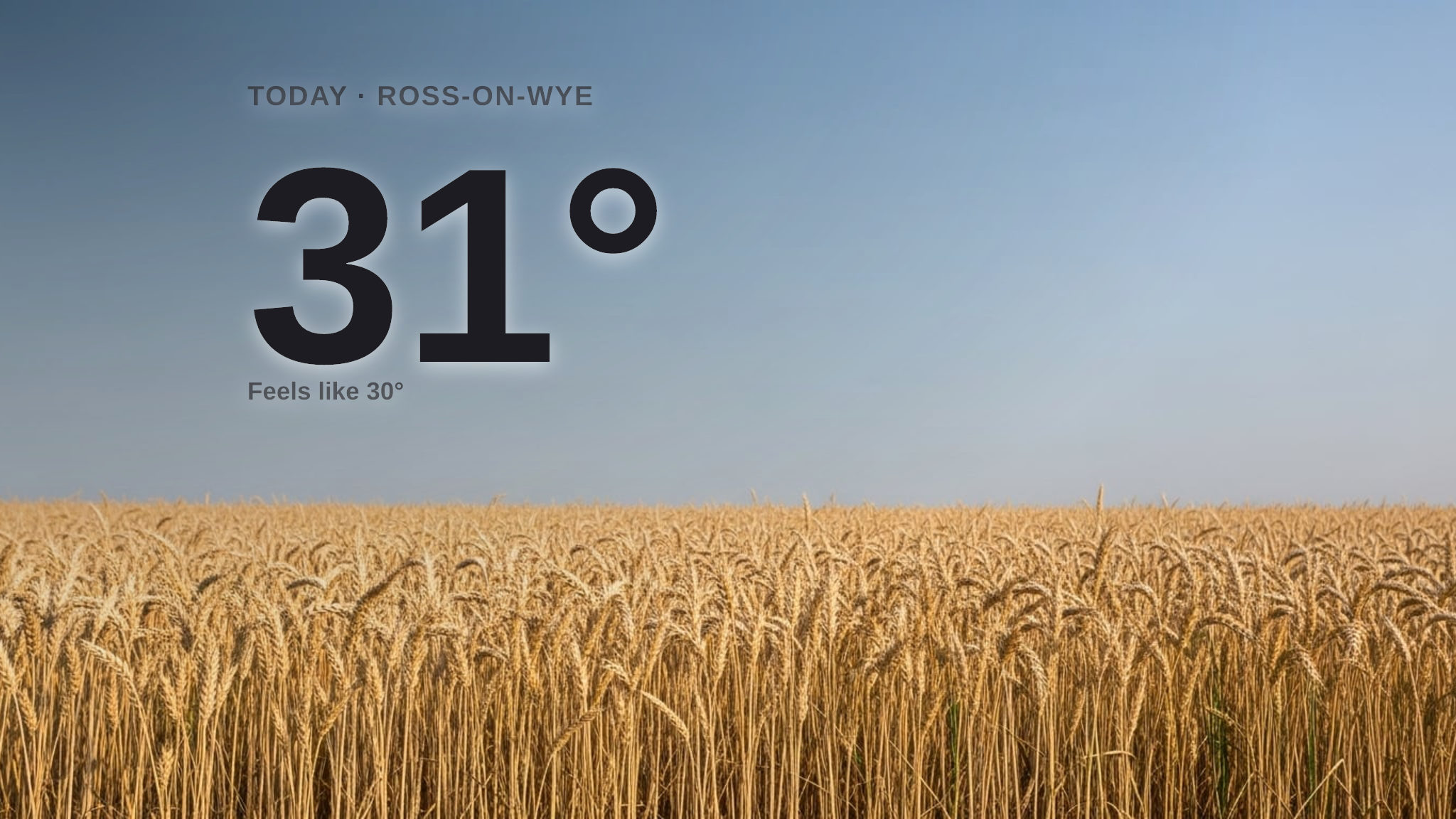 Sunny skies for Ross-on-Wye today - here's what to expect