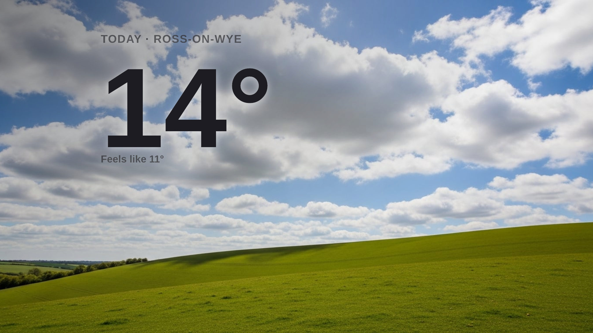 A crisp start to the day in Ross-on-Wye - here's your Saturday forecast